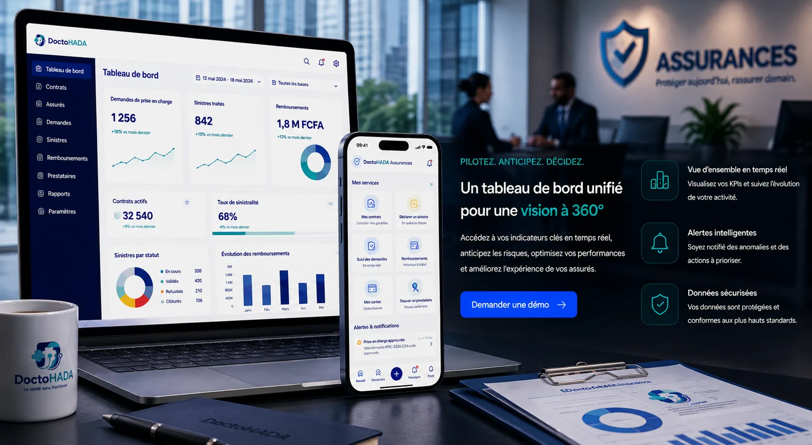 Un tableau de bord unifié pour piloter votre activité