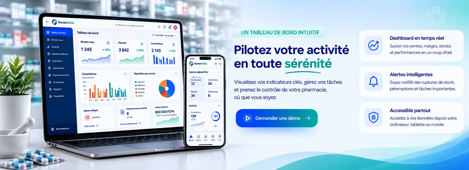 Pilotez votre activité en toute sérénité